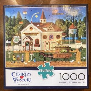 Charles Wysocki 1000 piece puzzle-The Bird House